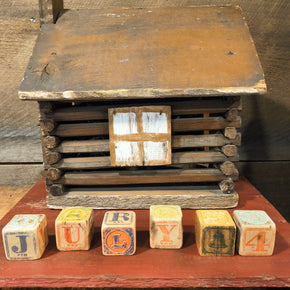 July 04 Vintage Wooden Blocks