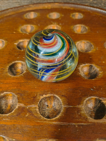 Caged Solid Core Marble 1800's