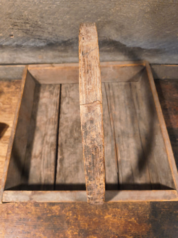 Old Primitive Wooden Berry Basket
