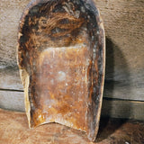 Antique Wooden Scoop with greenery