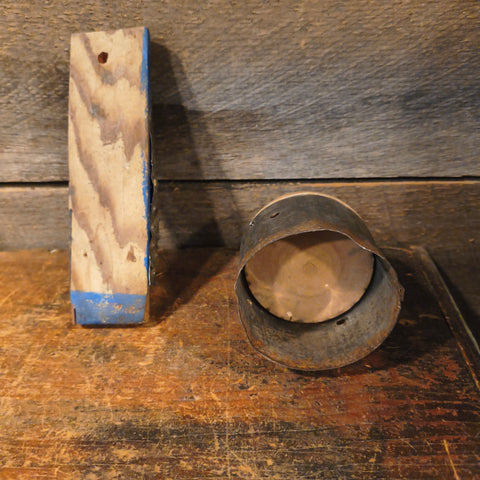 Primitive Make-Do Grater and Biscuit Punch