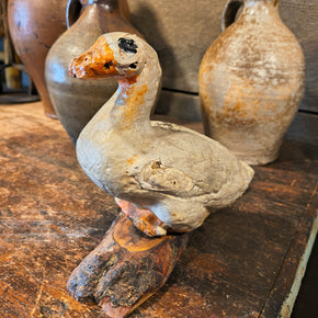 Antique Early Concrete Duck