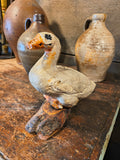 Antique Early Concrete Duck