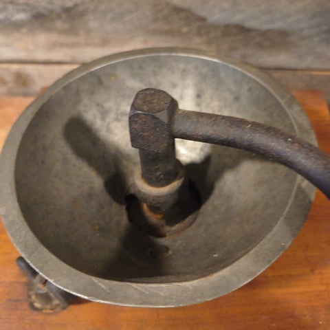 Antique Fooden Counter Top Coffee Grinder