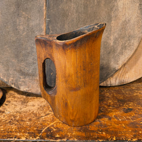 Antique Primitive Wooden Noggin