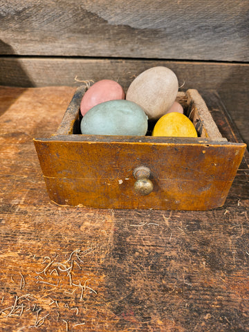 Antique Drawer w/ eggs