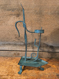 Primitive Metal Candle Holder