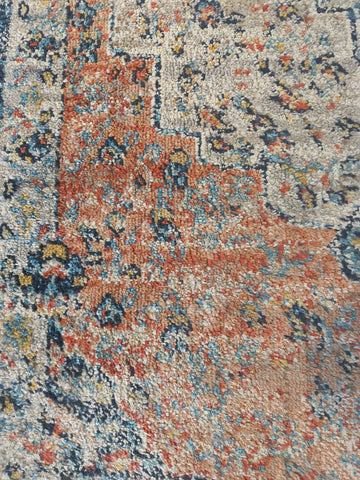 PEIMITIVE TURKISH OUSHAK  AREA RUG 2.5x6 Ft BOHEMIAN RUG