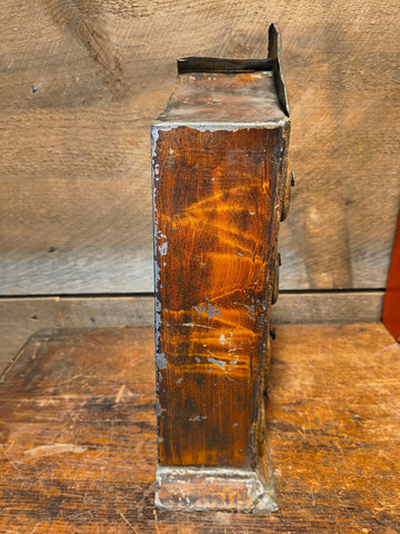 Antique Primitive Metal Spice Cabinet Apothecary