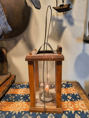 Primitive Wooden Lantern