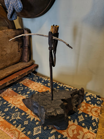 Antique Primitive Rush, Candle Lighting