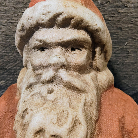 ANYIQUE PAPER MACHE PULP EGG CARTON SANTA CLAUS