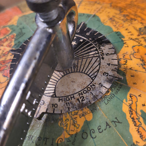 Vintage 1950's Replogle Reference  10 Inch World Globe