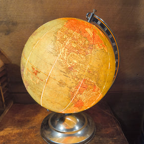 Vintage 1950's Replogle Reference  10 Inch World Globe