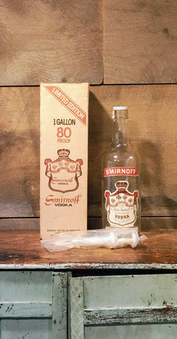 Vintage Smirnoff Vodka Kit( comes with dispenser)
