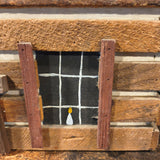 Primited Folk Art Log Cabin