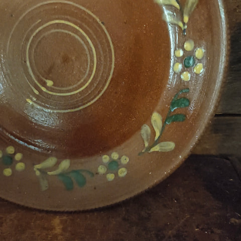 Antique Redware 9"