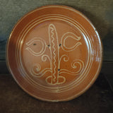 Antique redware 9"