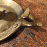 Antique Brass Chambers Candlestick