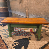 Vintage Stool With a Metal Rooster Pull Toy,  Bruce Alsass