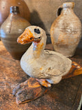 Antique Early Concrete Duck