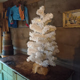 Primitive Flocked Tree 30"