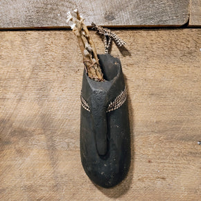 Antique Hone Stone Holder