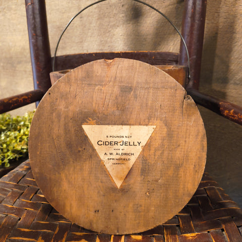 Primitive Cider Jelly Bucket.