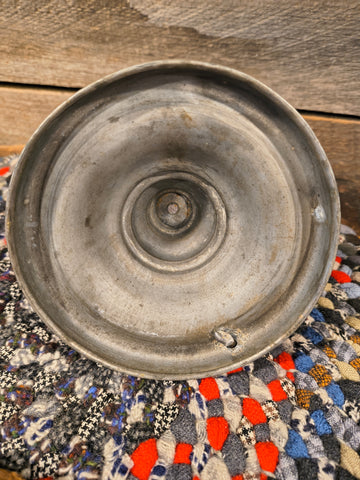 Antique Tin Candle Holder