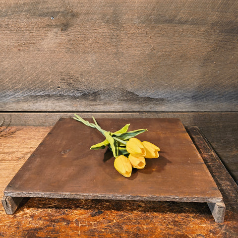 Primitive Make-Do Wooden Table Riser