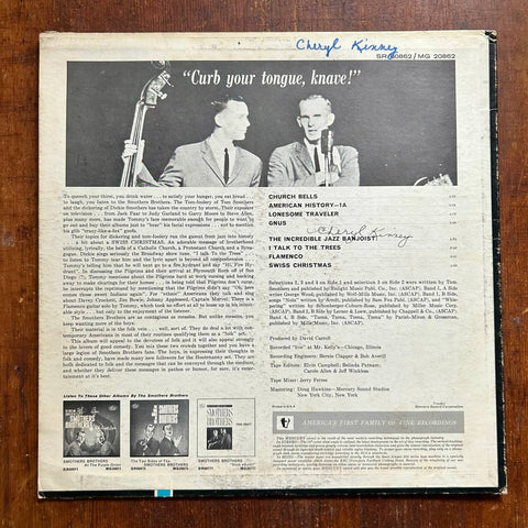 The Smothers Brothers Club Your Tongue Knave