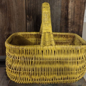 Vintage Yellow Basket